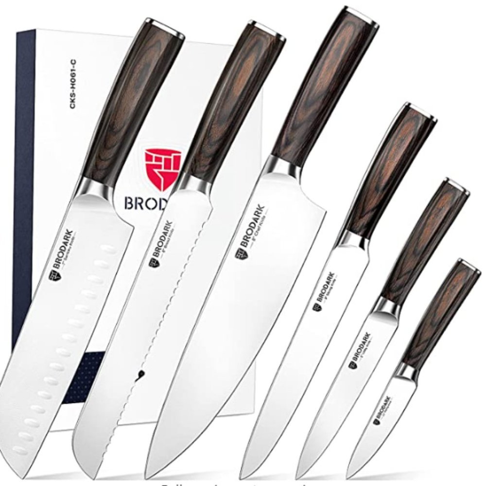 BRODARK - 6 pc PROFESSIONAL CHEF KNIVE SET